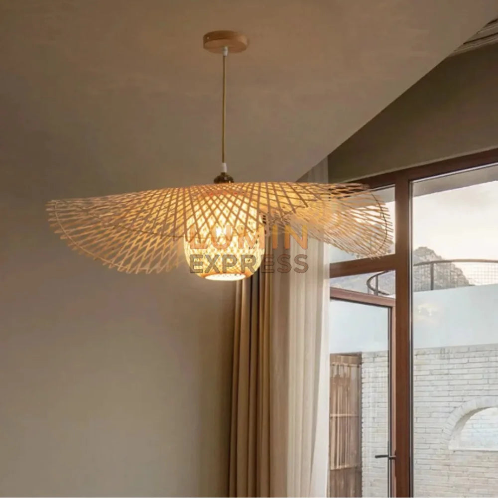 Suspension YUKA – luminaire naturel et contemporain pour intérieur moderne – Luminaire Maroc