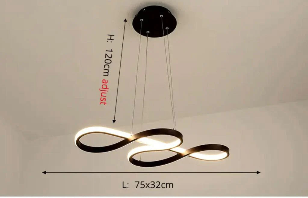 Suspension MELODY Black