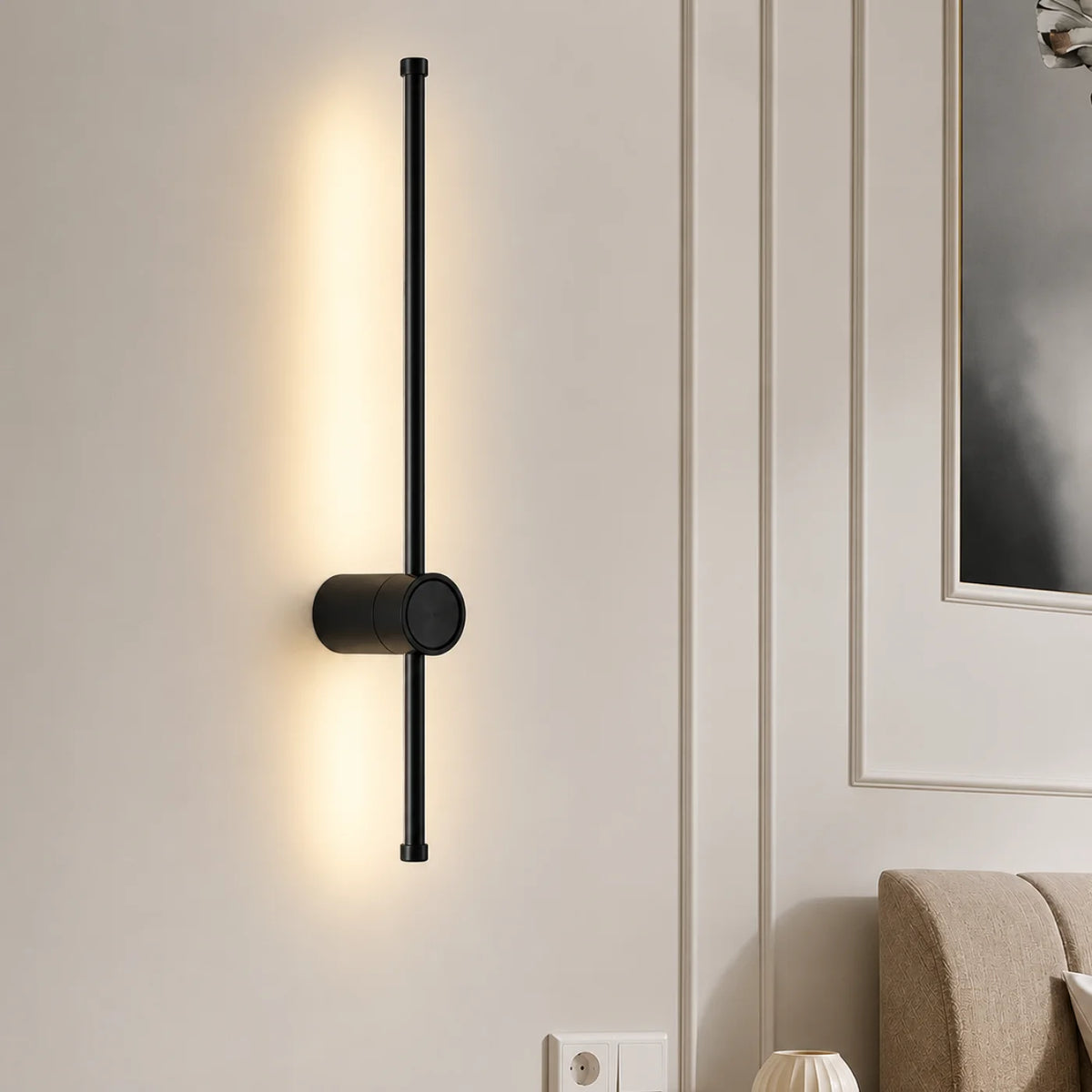 Applique murale VERTIGO Black 60 cm