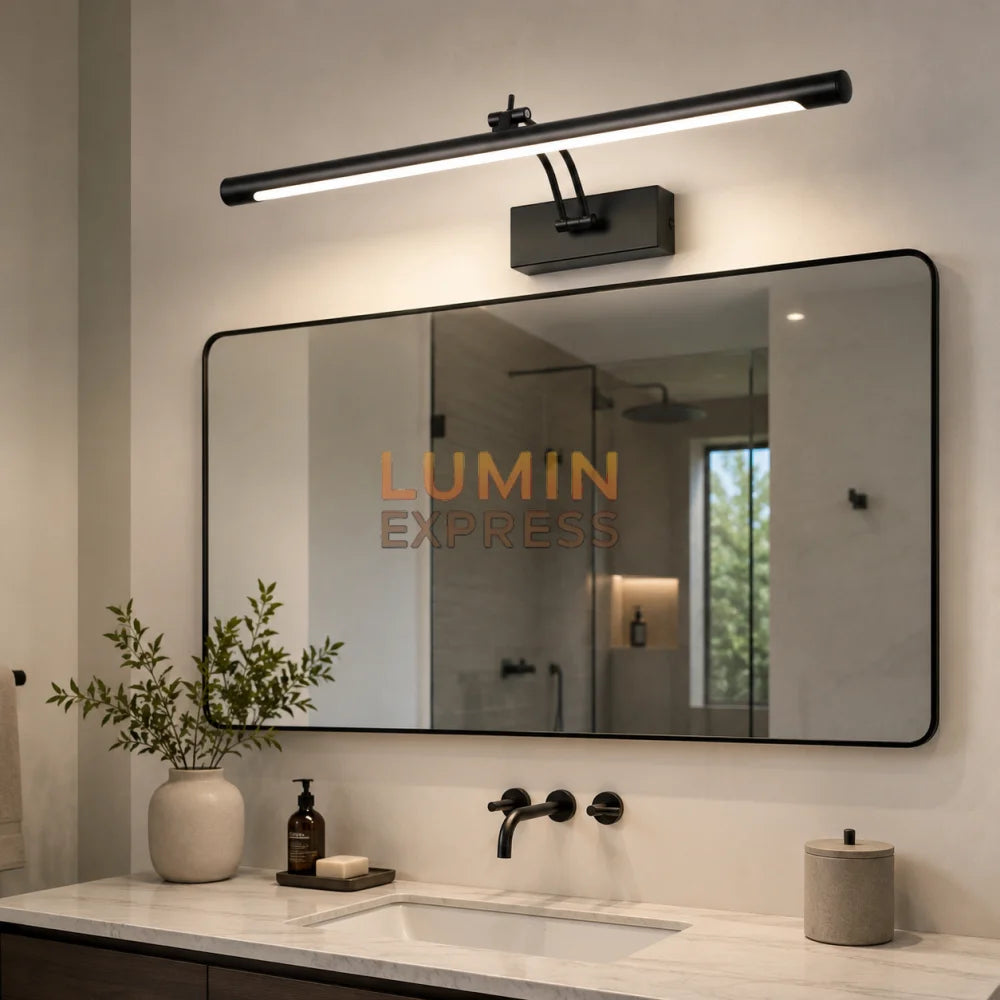 Applique murale orientable Noir pour tableau et miroir