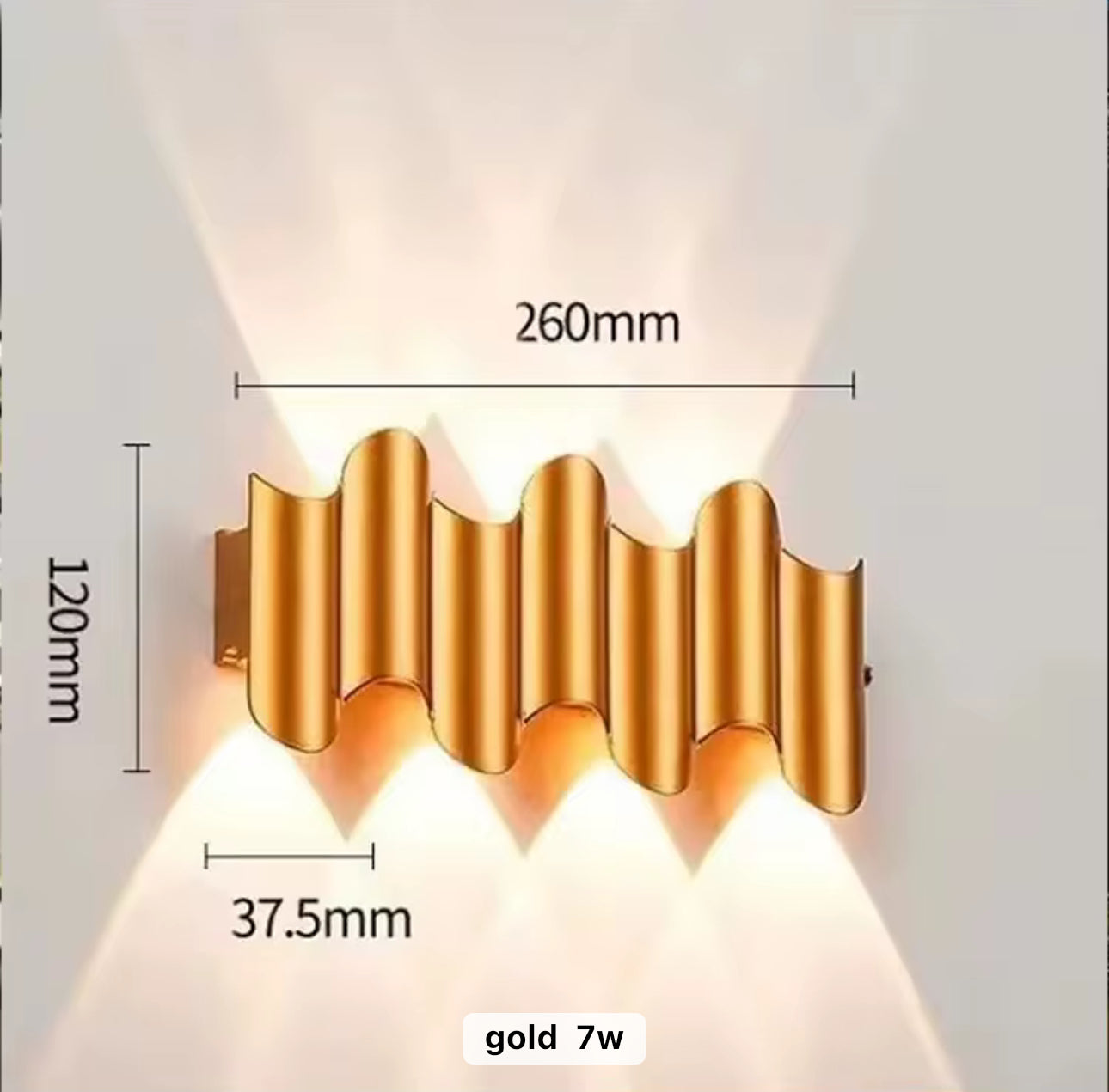 Applique murale HERCULES Gold