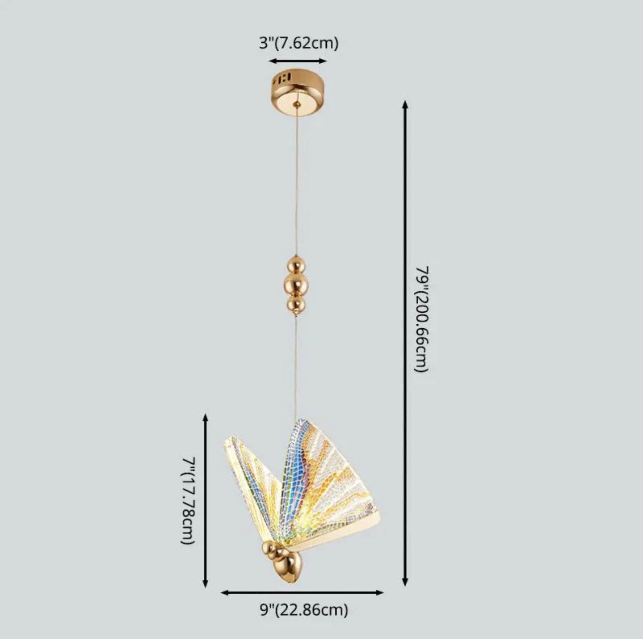 Suspension PAPILLON COLOR