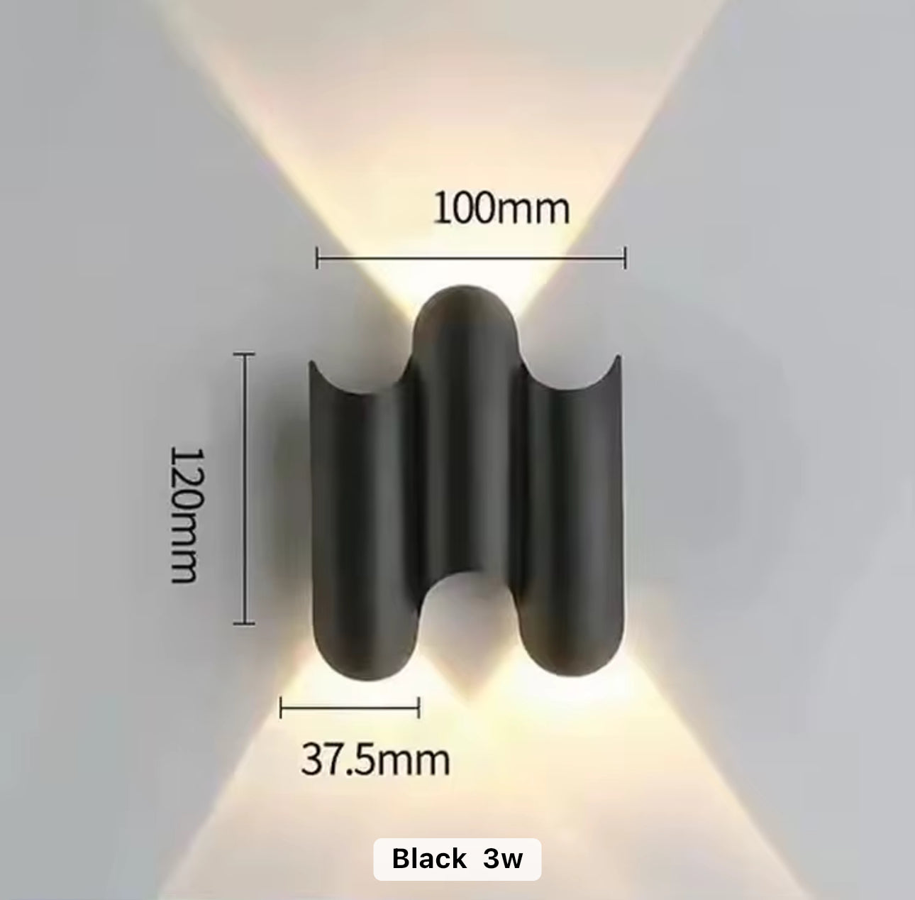Applique murale HERCULES Black