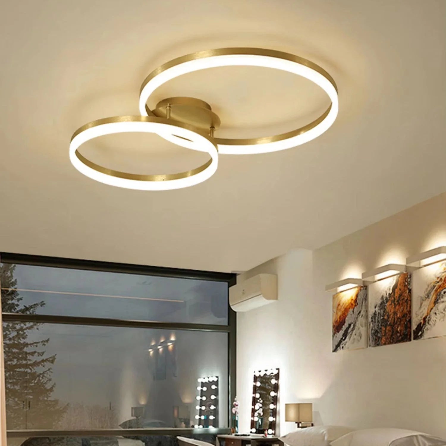 Collection de plafonniers modernes design LED pour salon, chambre et cuisine - Luminaire Maroc Luminexpress