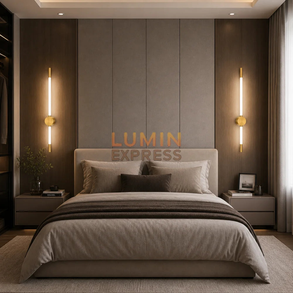 Applique murale NEON Gold 60cm