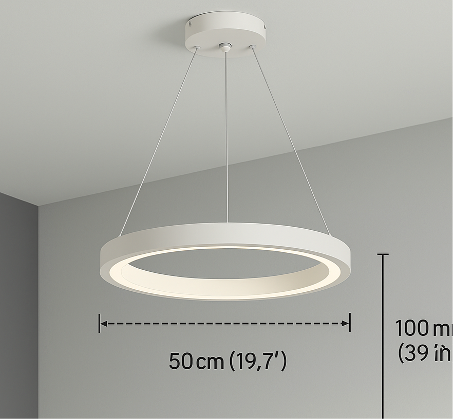 Suspension SPACE White