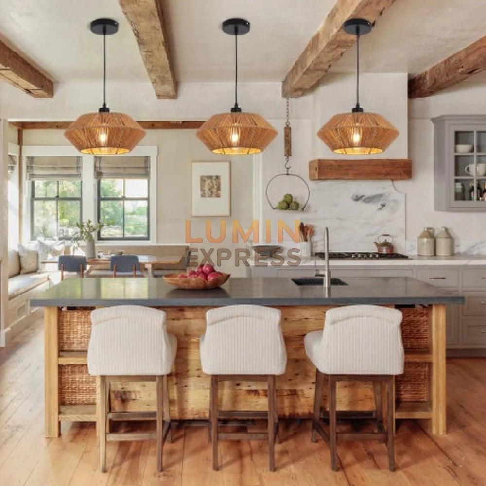 Suspension YORU en Bambou