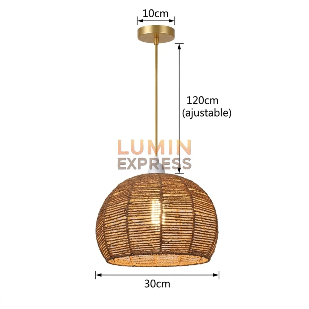 Suspension ROTANA en Rotin