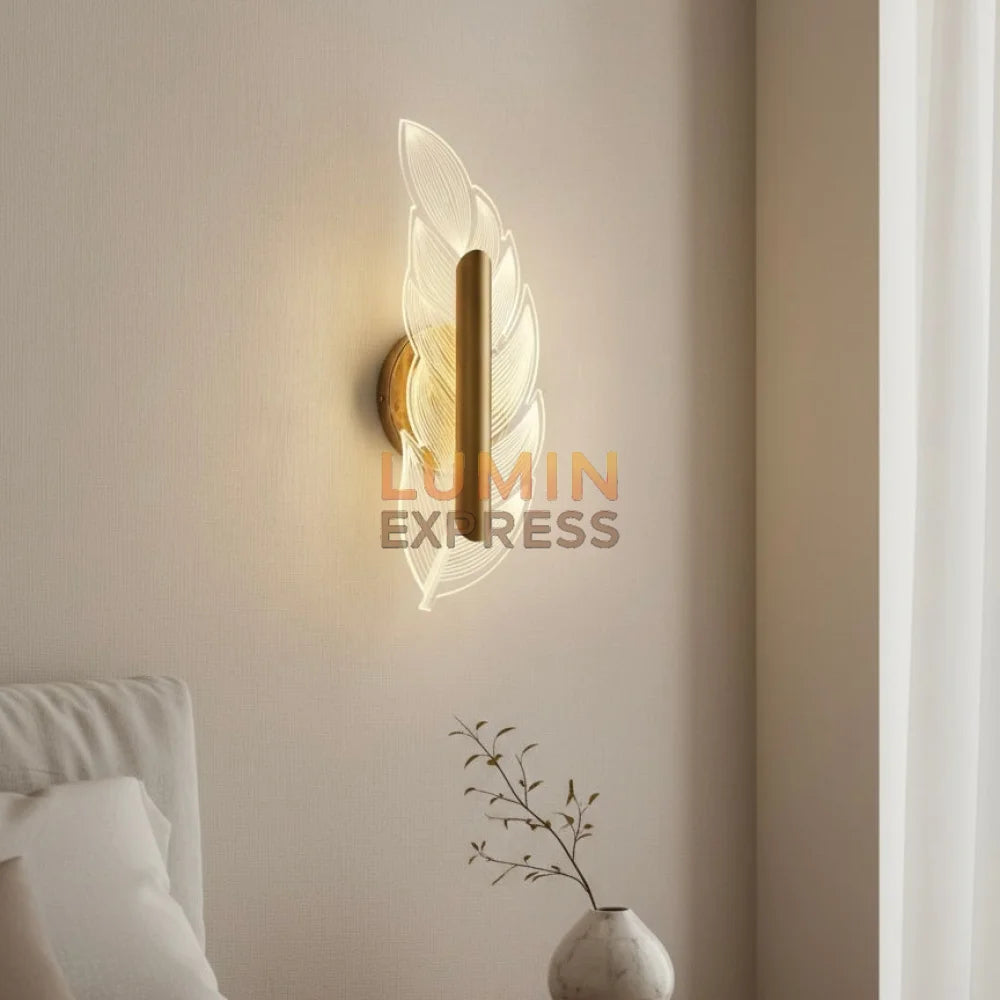 Applique murale PLUMA Gold