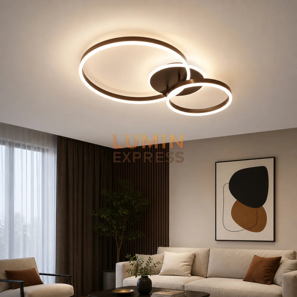 Plafonnier MONOLYTH XL Marron Coffee