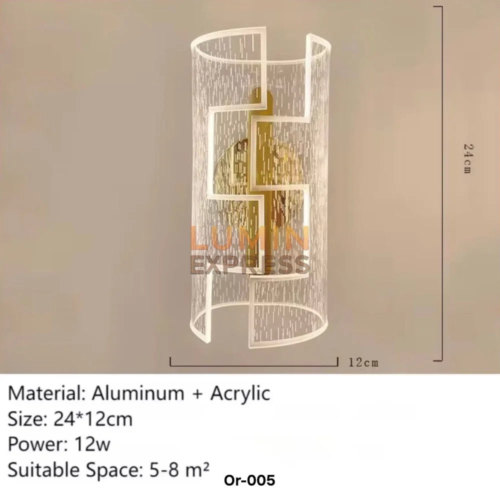 Applique murale ORIVA M2 Gold