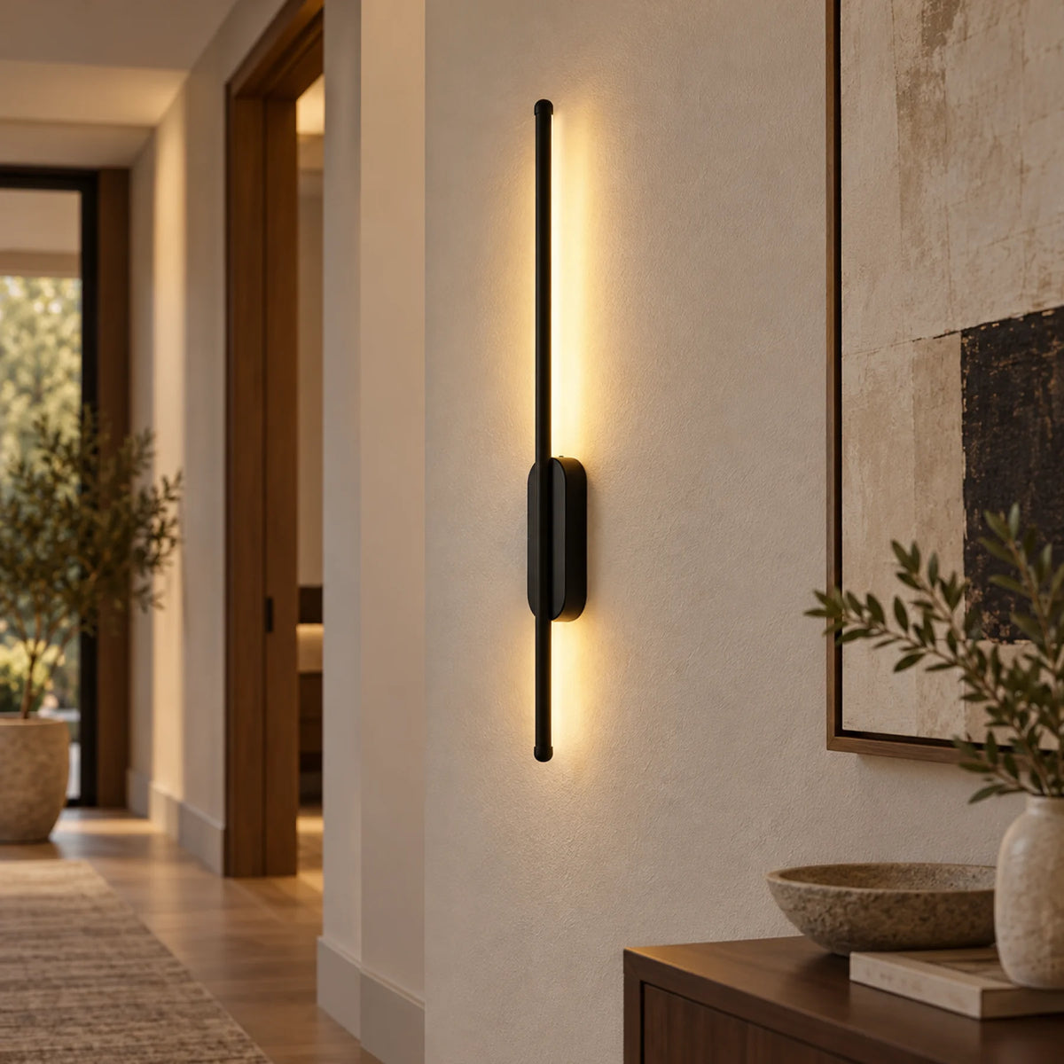 Applique murale sans fil SLIM Black
