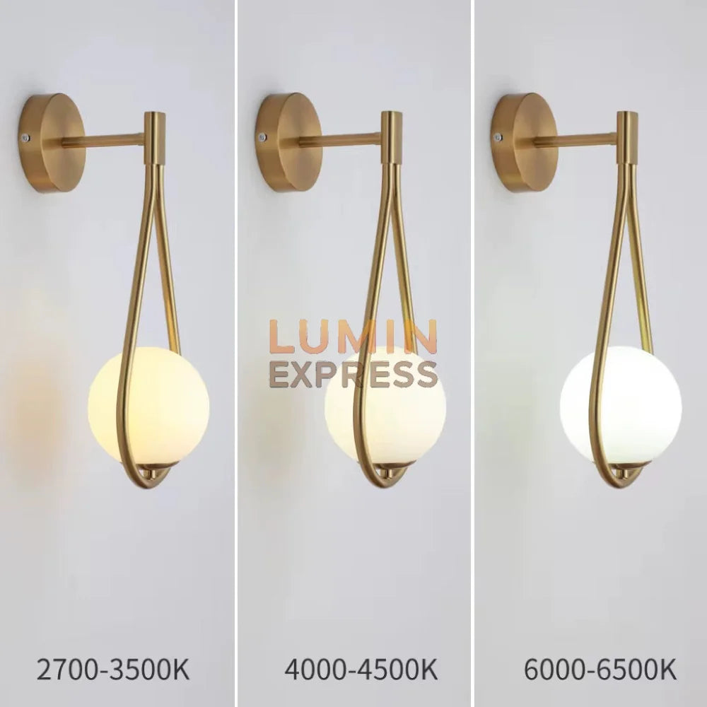 Applique murale PLATA Gold