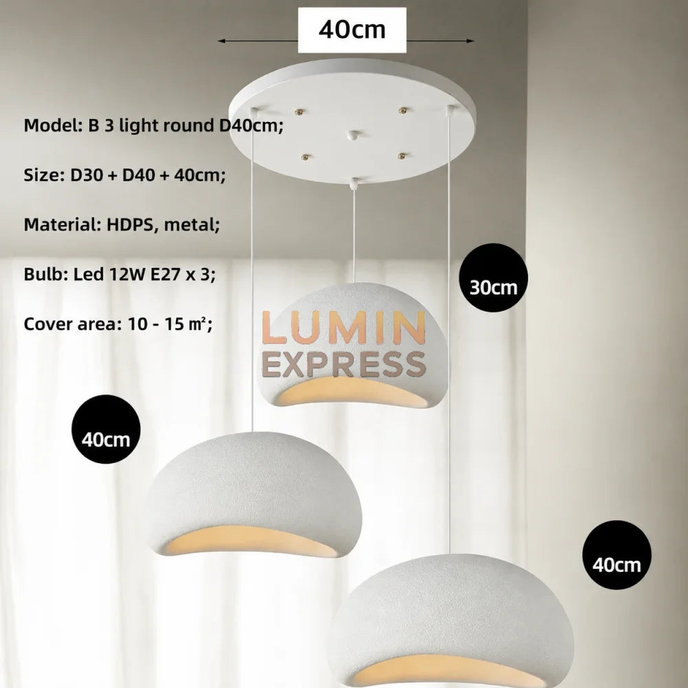 Suspension SHIBUI Triple White