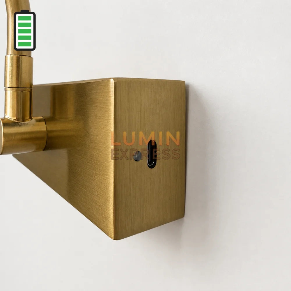 Applique murale rechargeable Gold pour tableau et miroir