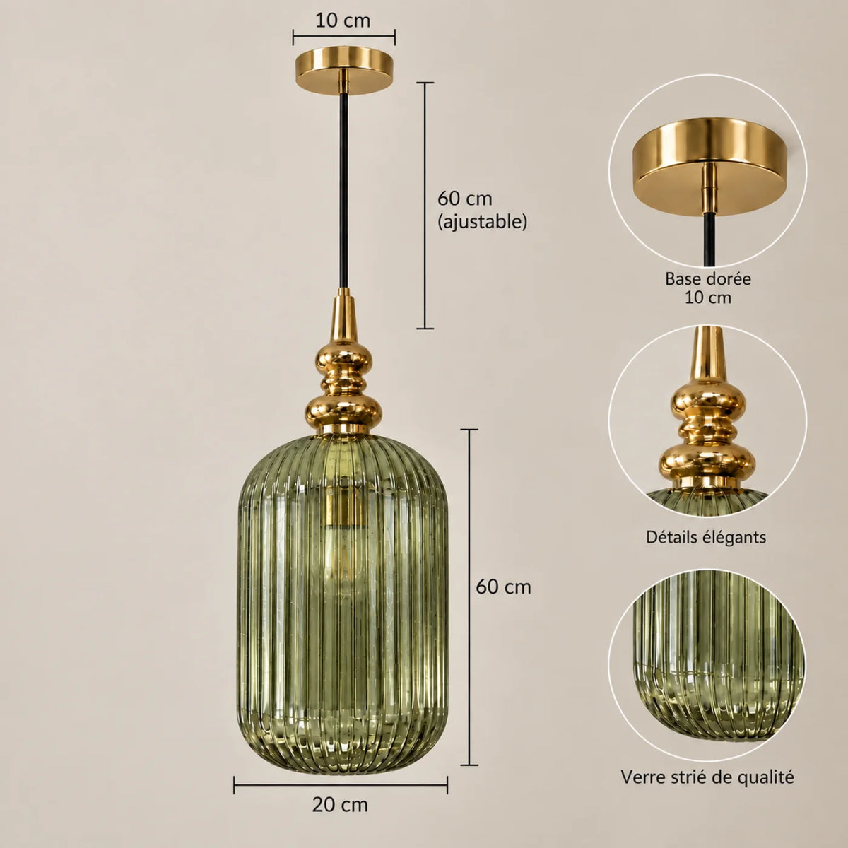 Suspension HELSINKI Green