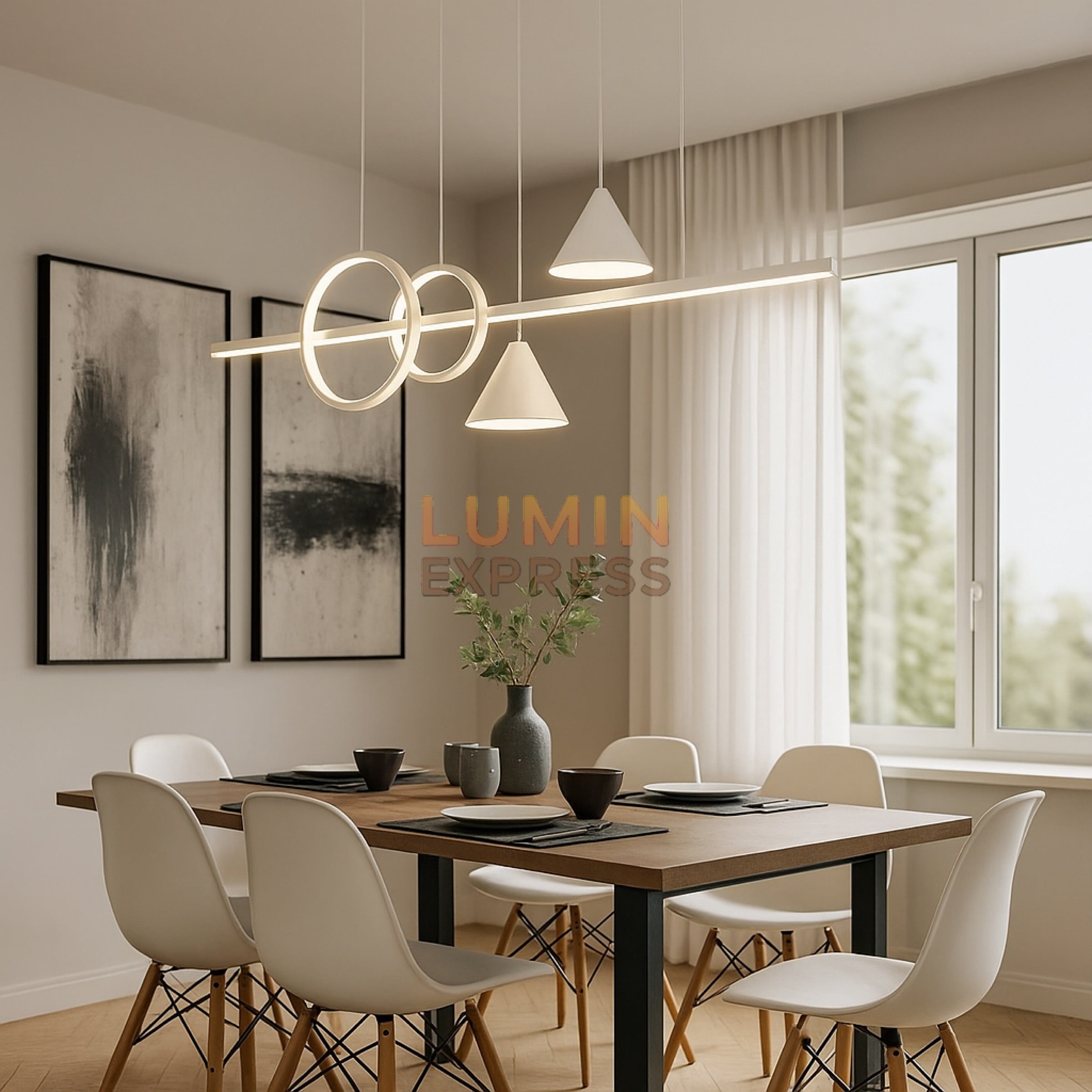 Suspension MADEIRA White