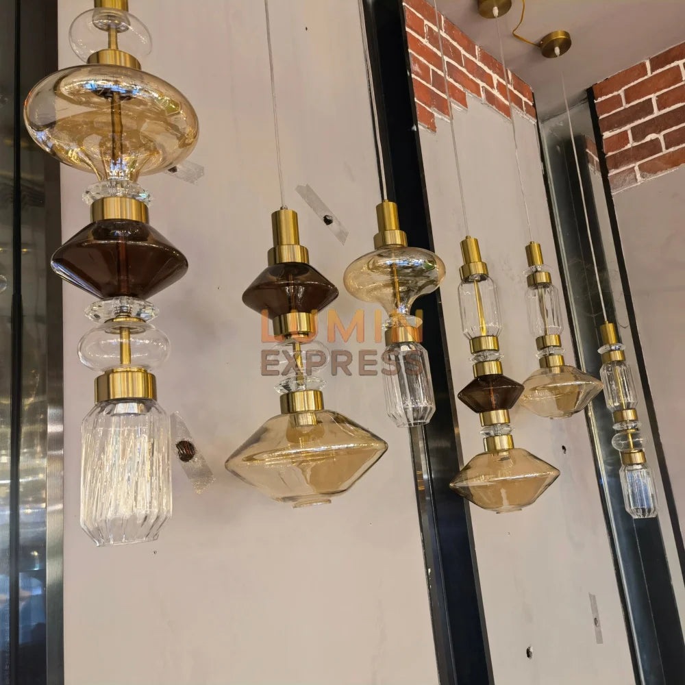 Suspension FUTURA Design Contemporain en verre soufflé