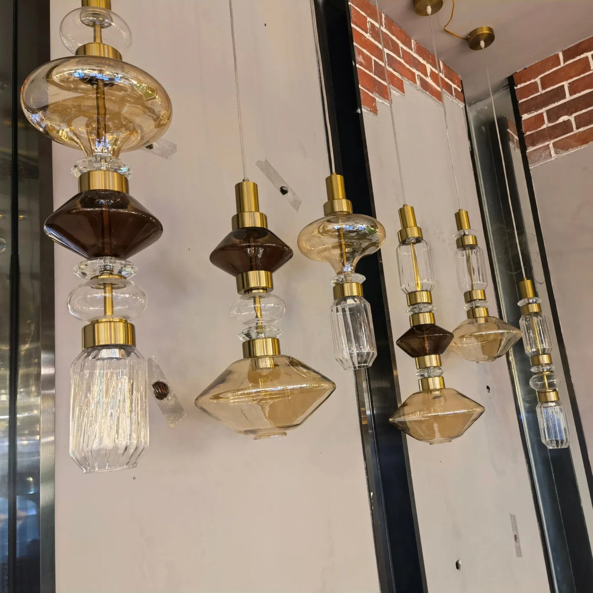Suspension FUTURA Design Contemporain en verre soufflé