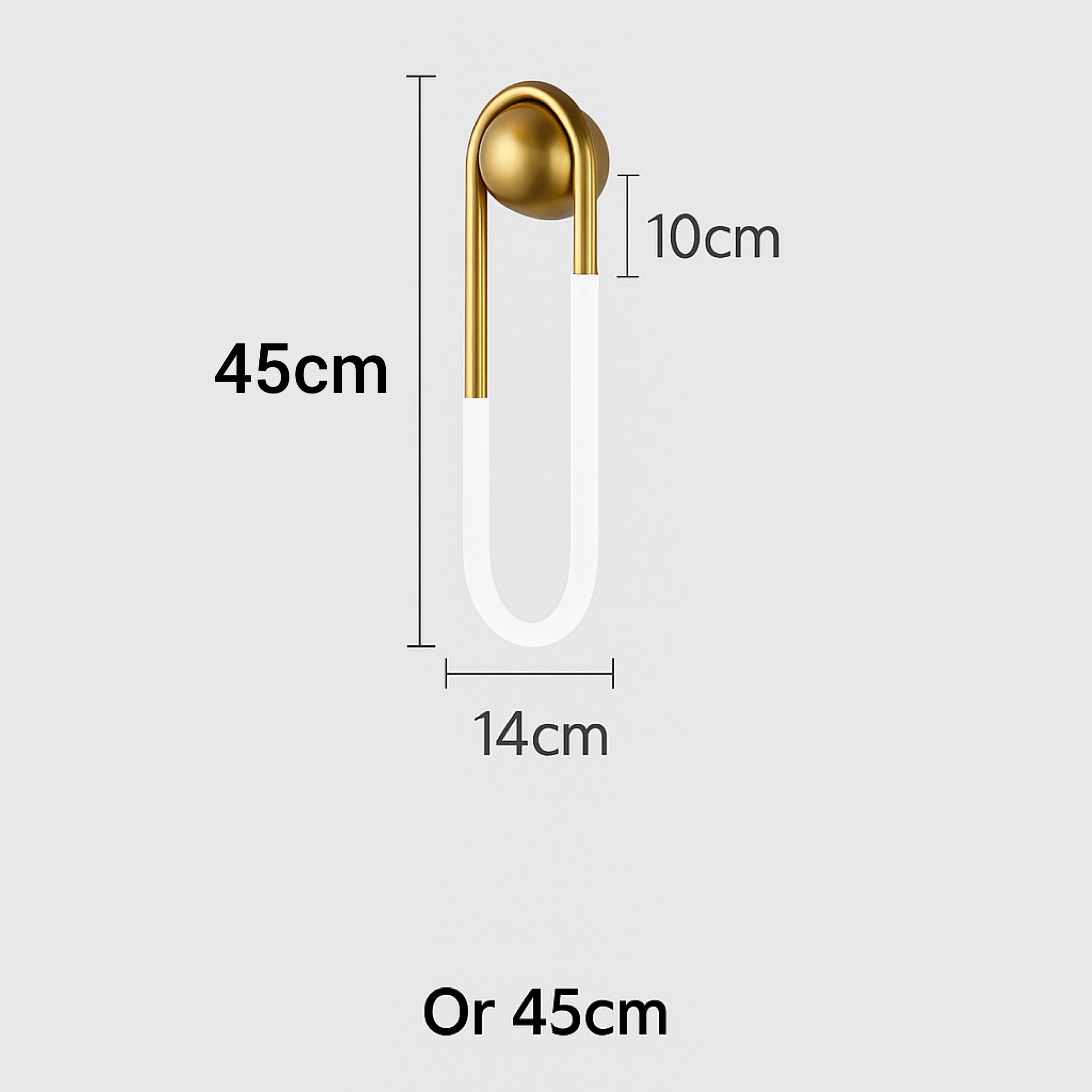 Applique murale VANITY Gold