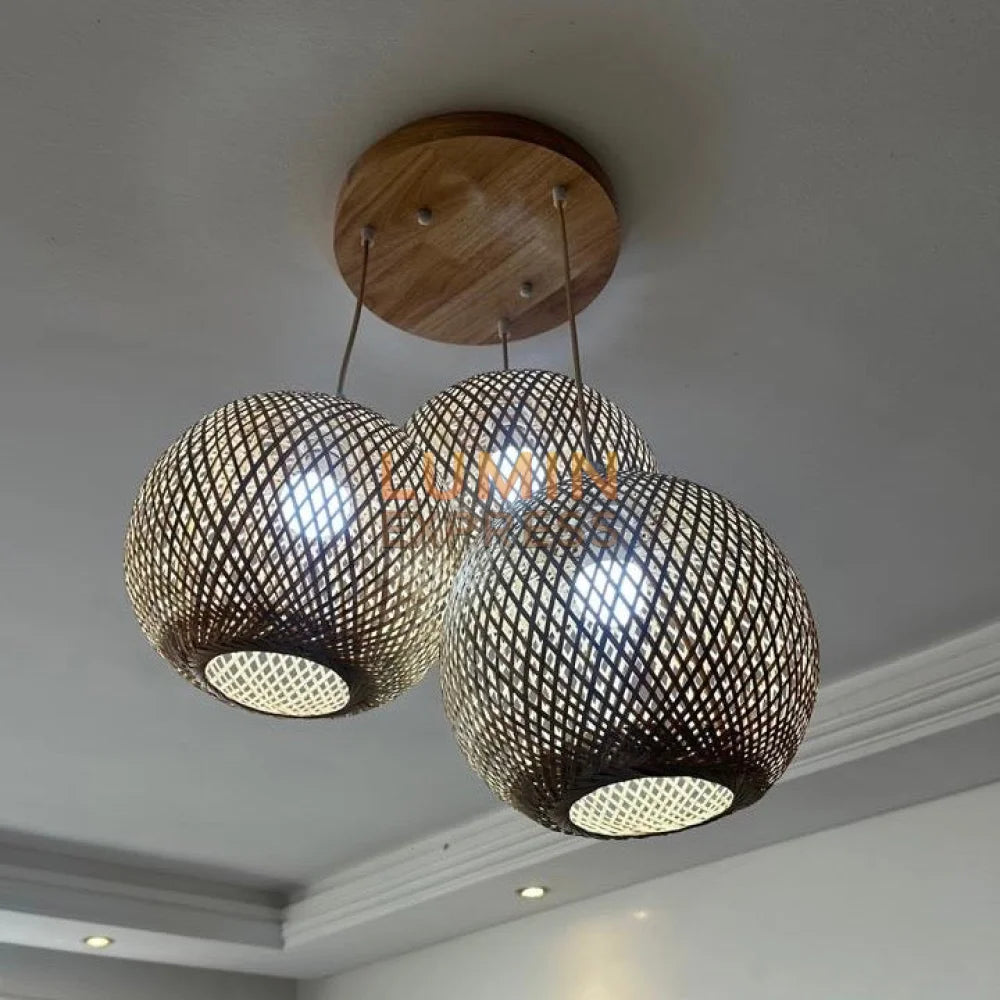 Suspension OASIS Triple en Bambou