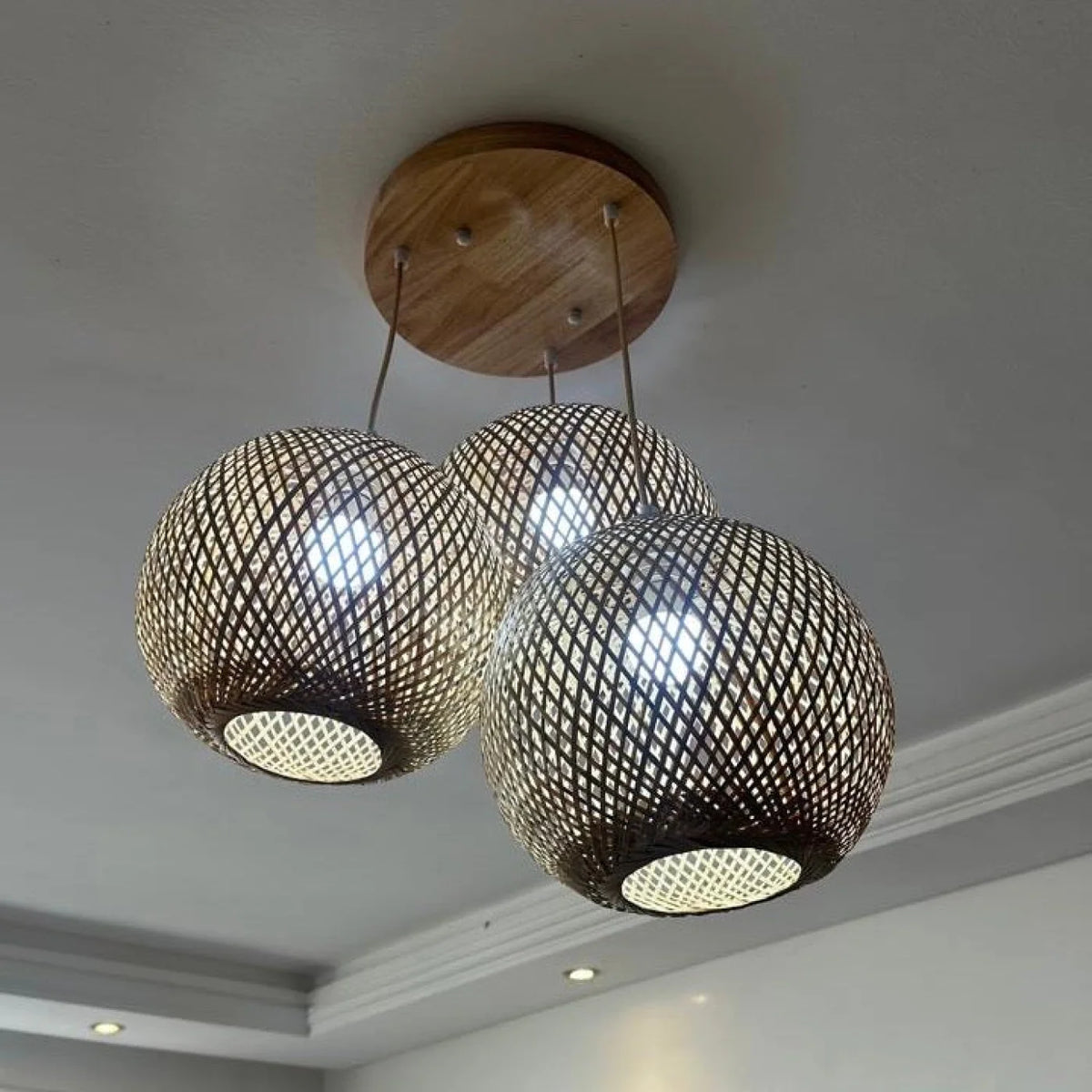 Suspension OASIS Triple en Bambou