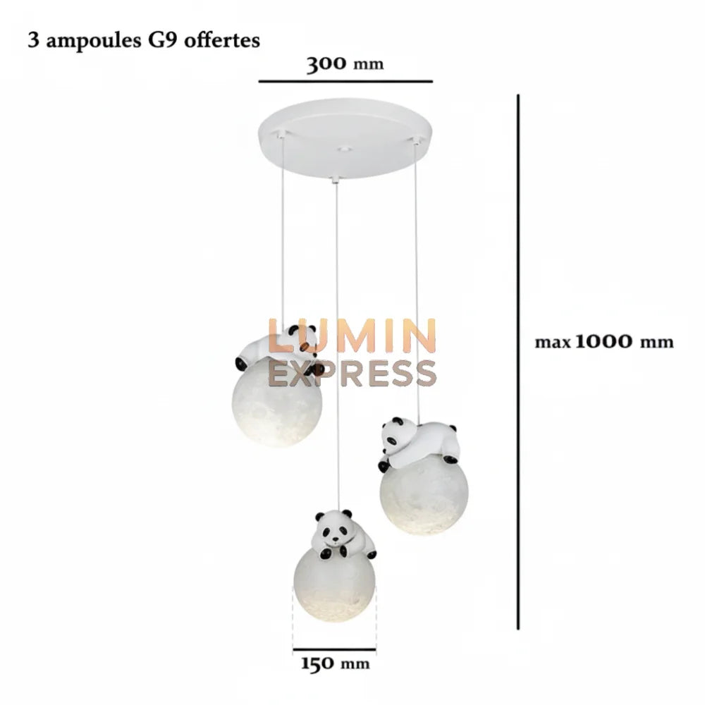 Suspension PANDA SKY 3D