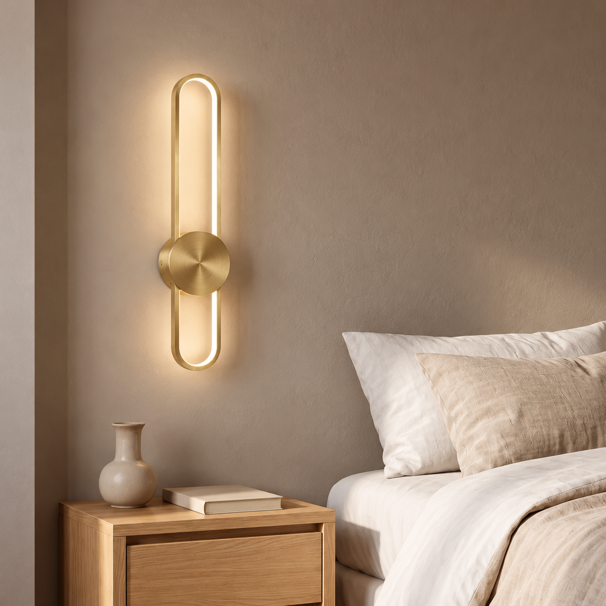 Applique murale sans fil FLAND Gold