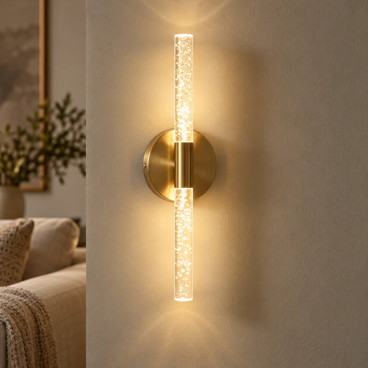 Applique murale sans fil VEGETA Gold