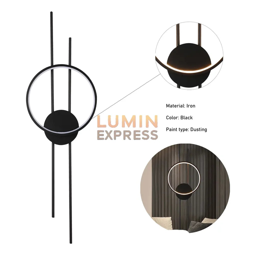 Applique murale STEFANO Black