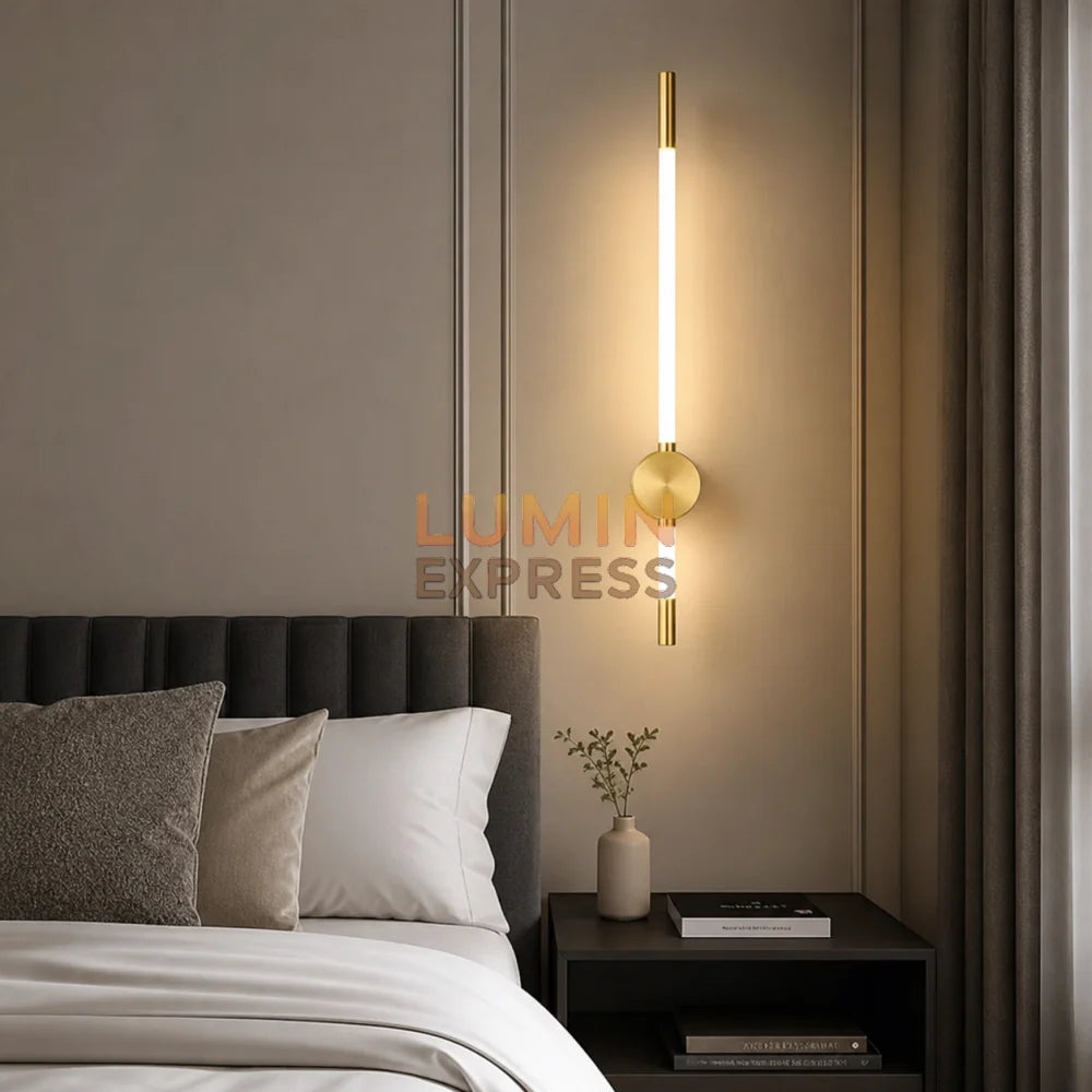 Applique murale NEON Gold 60cm