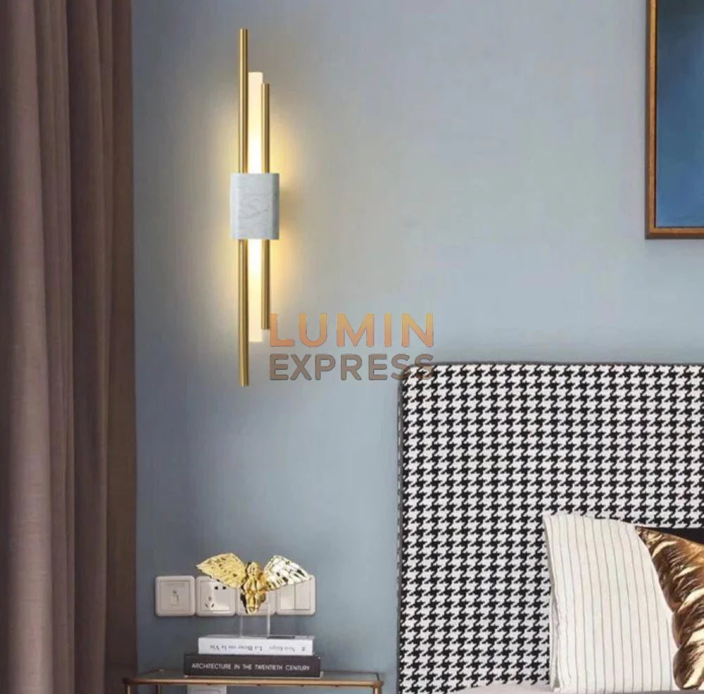 Applique murale VERDUN Marbre Blanc