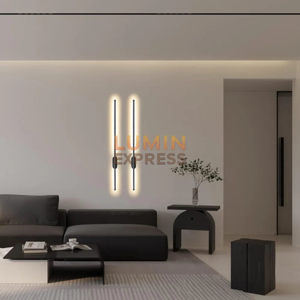 Applique murale RIVALIOS Black 60cm