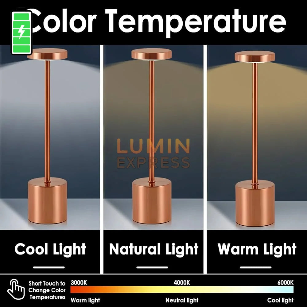 Lampe de table OSAKA Rose Gold