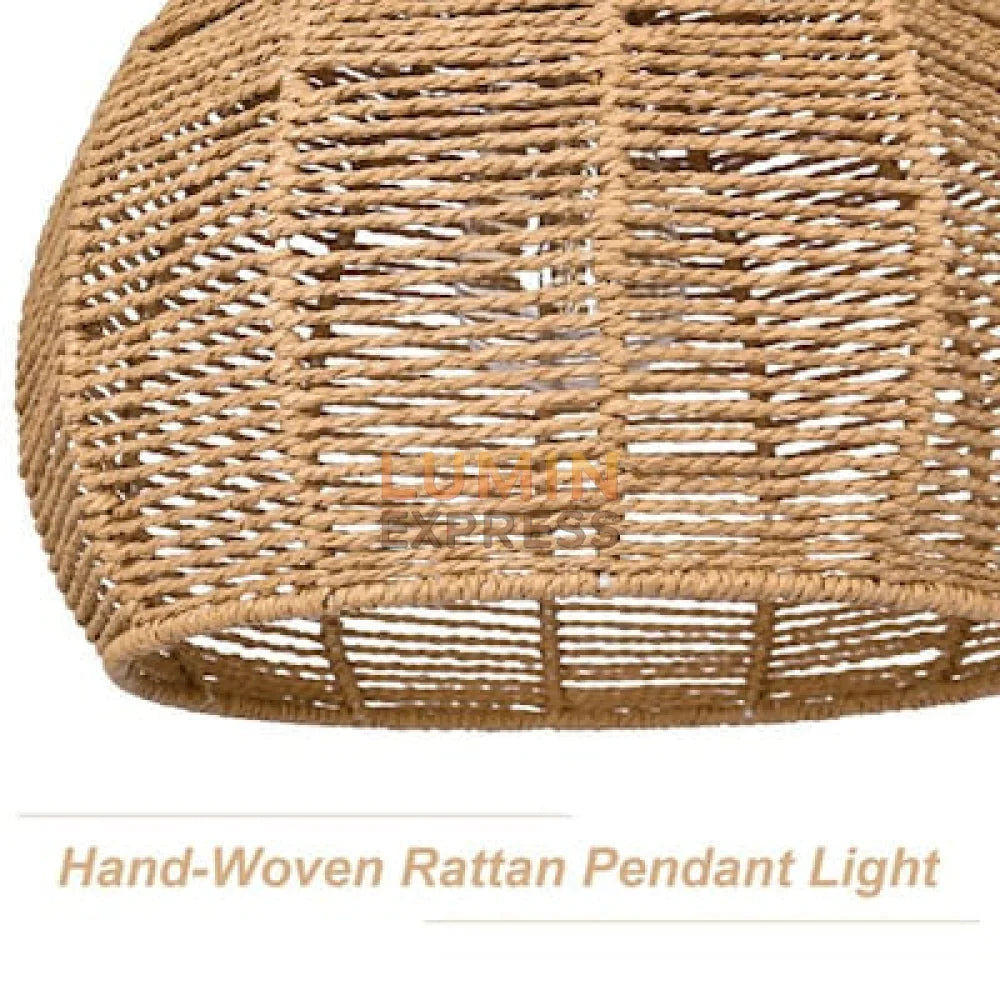 Suspension ROTANA en Rotin