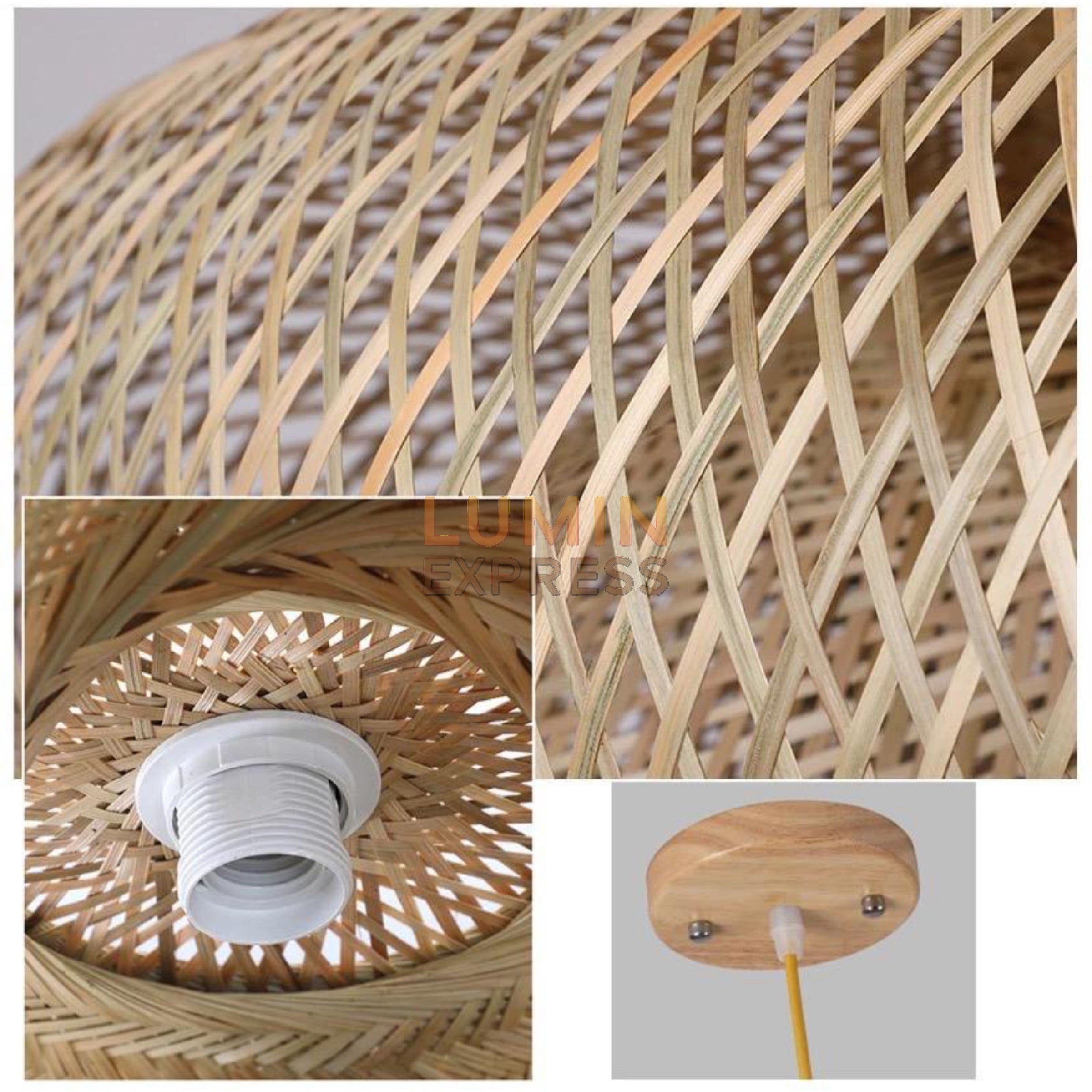 Suspension TENZO en Bambou