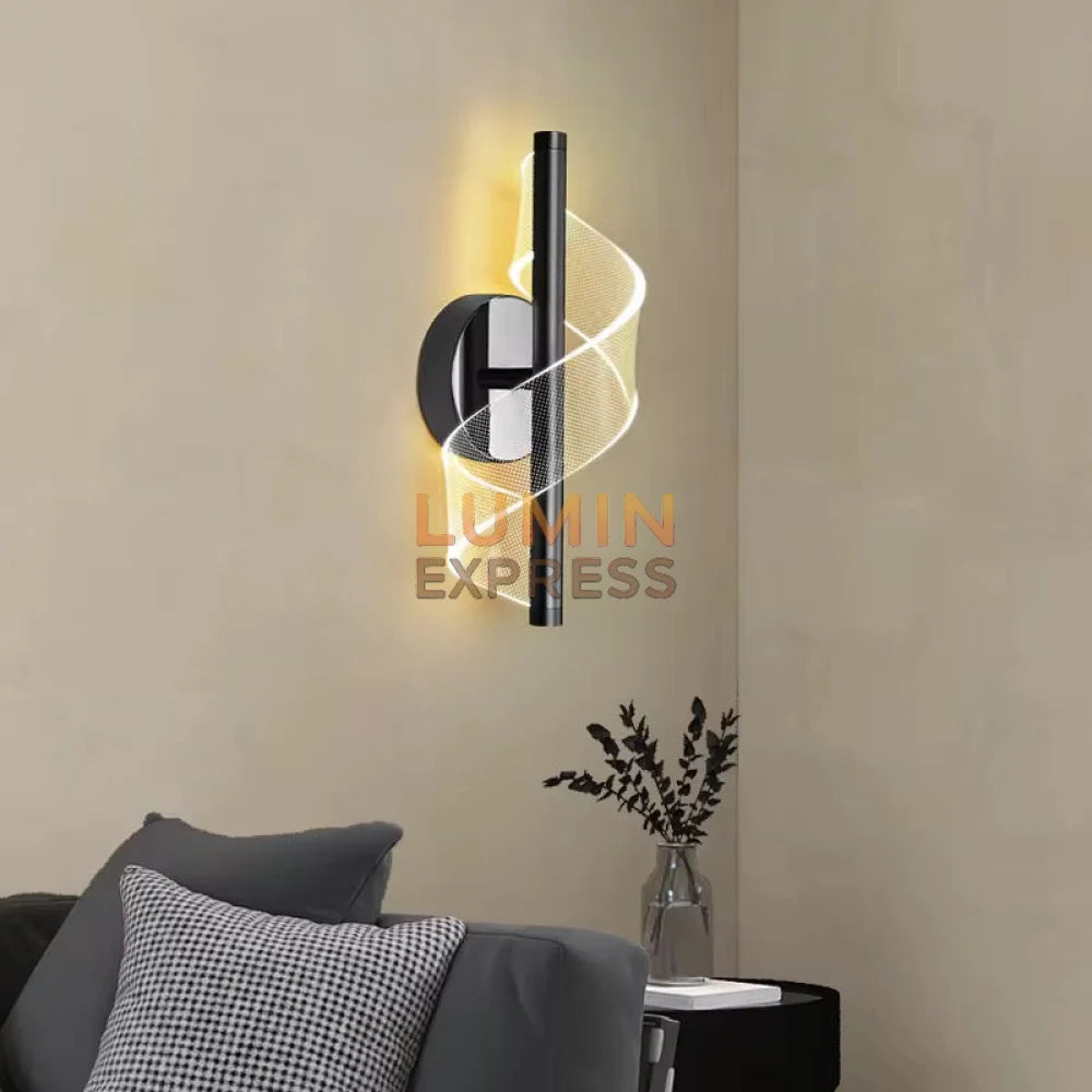 Applique murale TWISTER Black