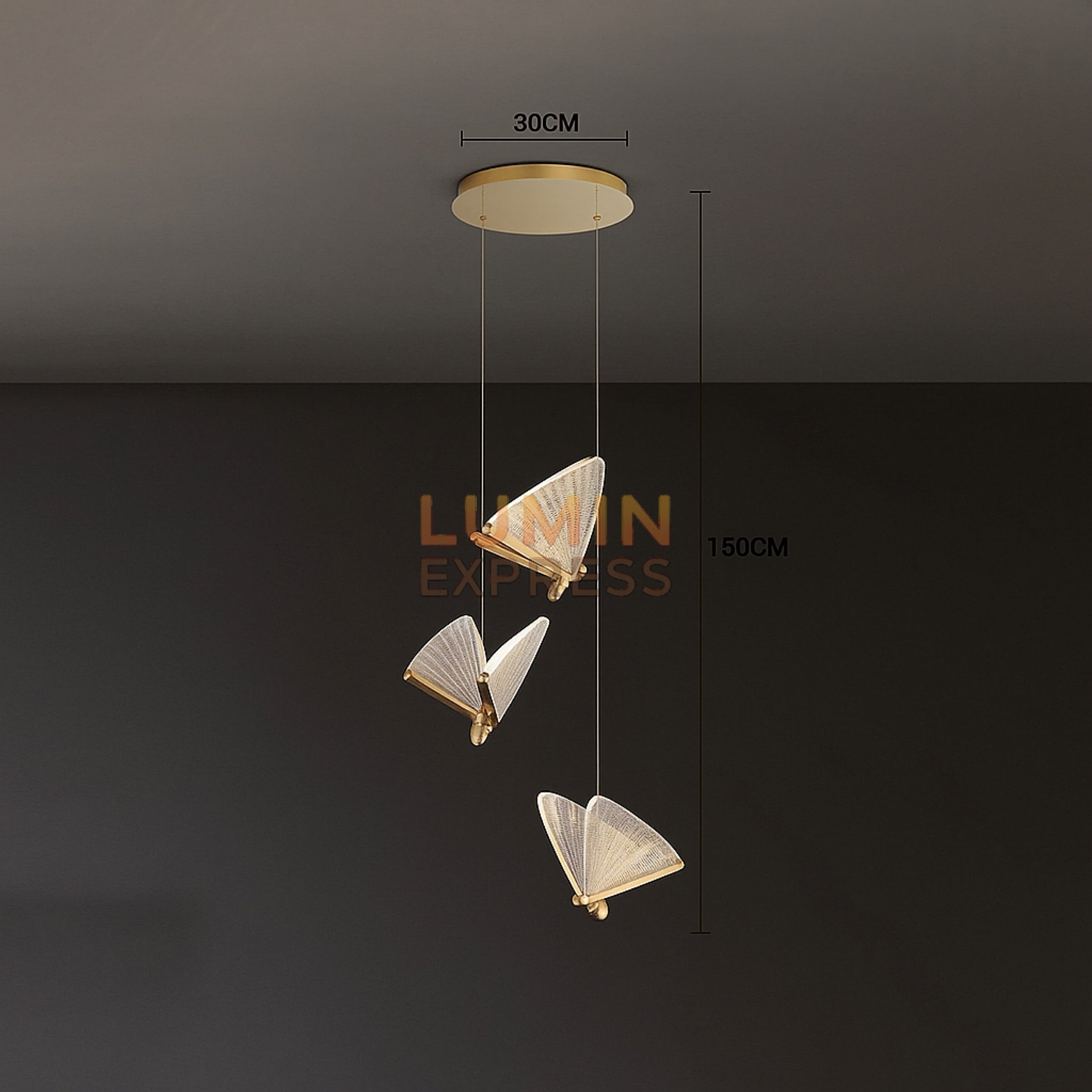 Suspension PAPILLON Triple