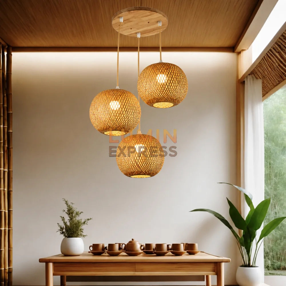 Suspension OASIS Triple en Bambou