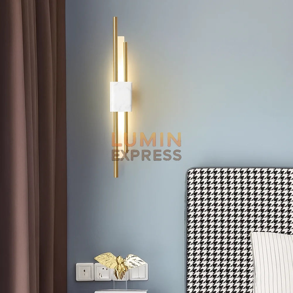 Applique murale VERDUN Marbre Blanc