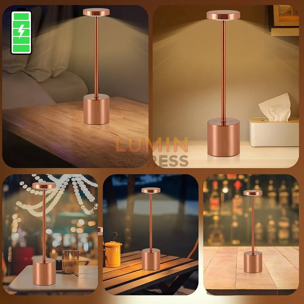 Lampe de table OSAKA Rose Gold