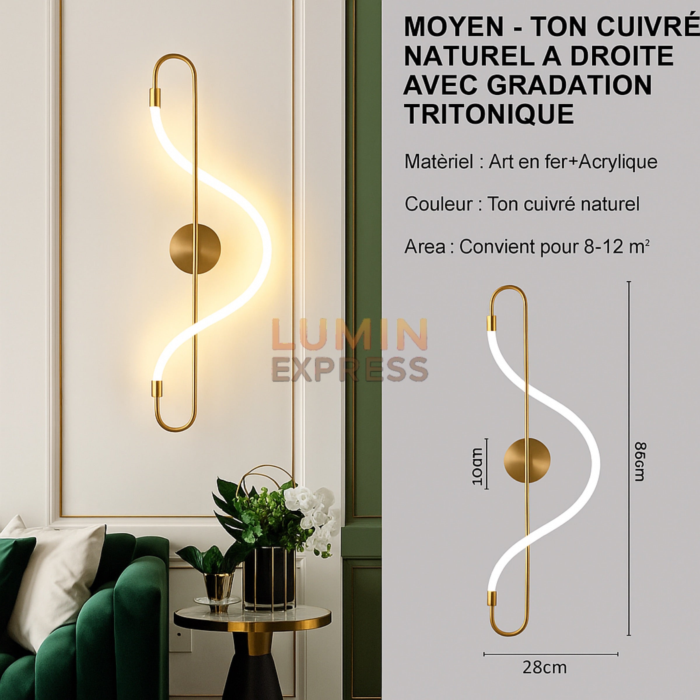Applique murale LINTON