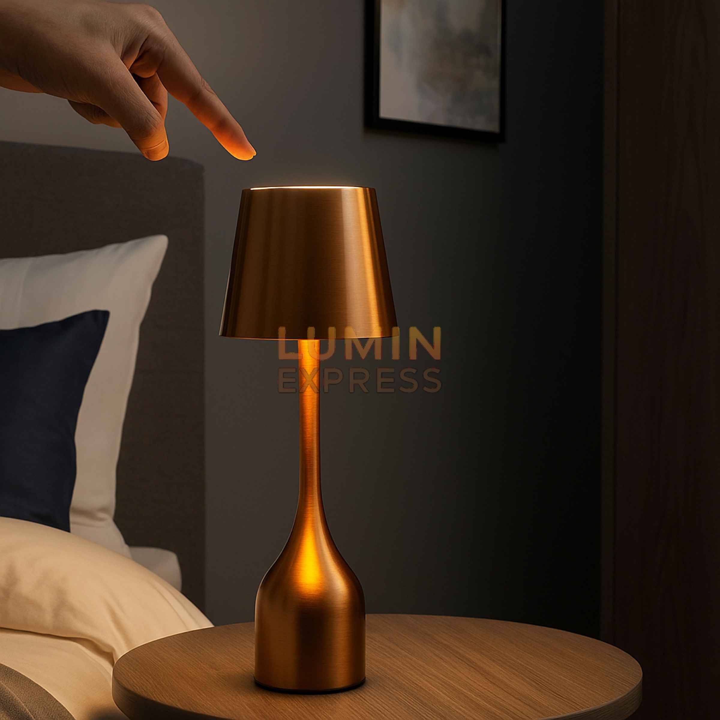 Lampe de table rechargeable LUXURIA