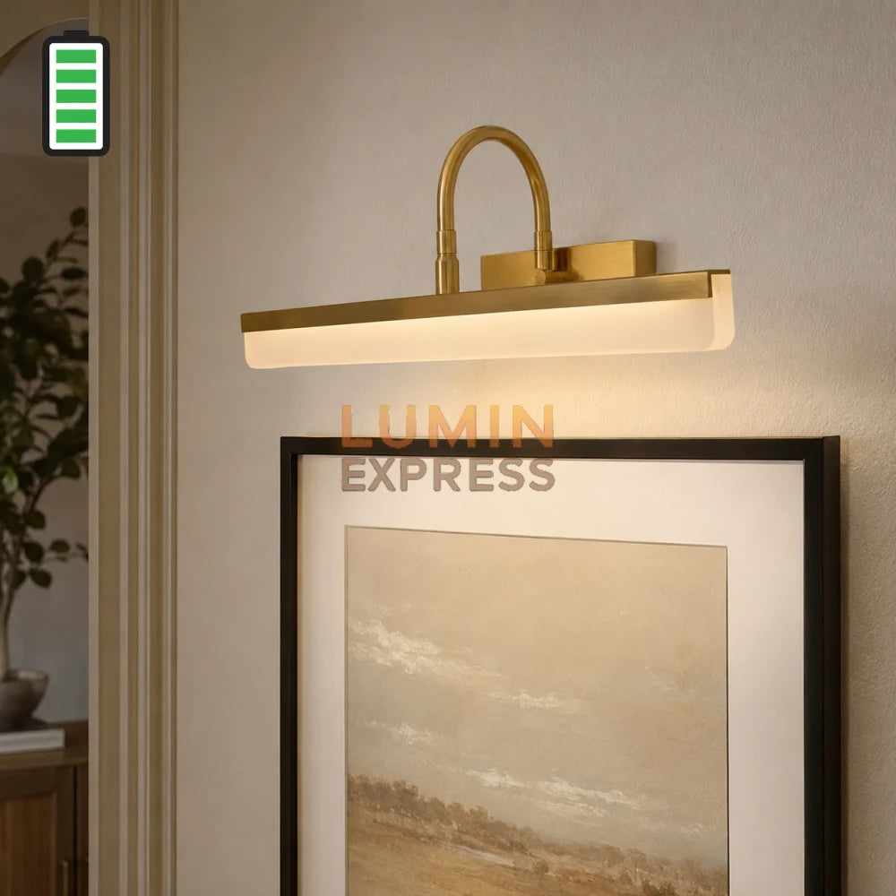 Applique murale rechargeable Gold pour tableau et miroir