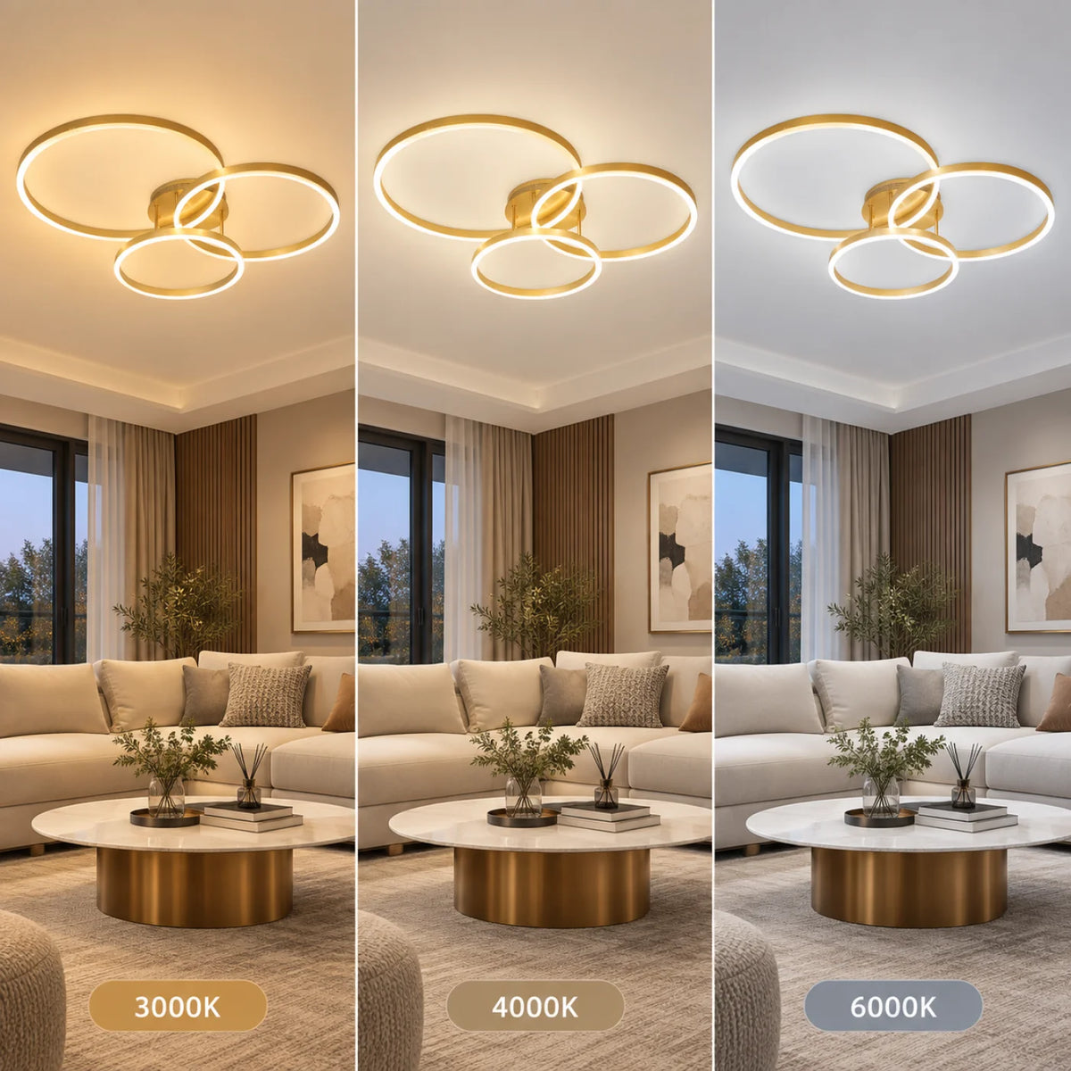 Plafonnier MONOLYTH Gold