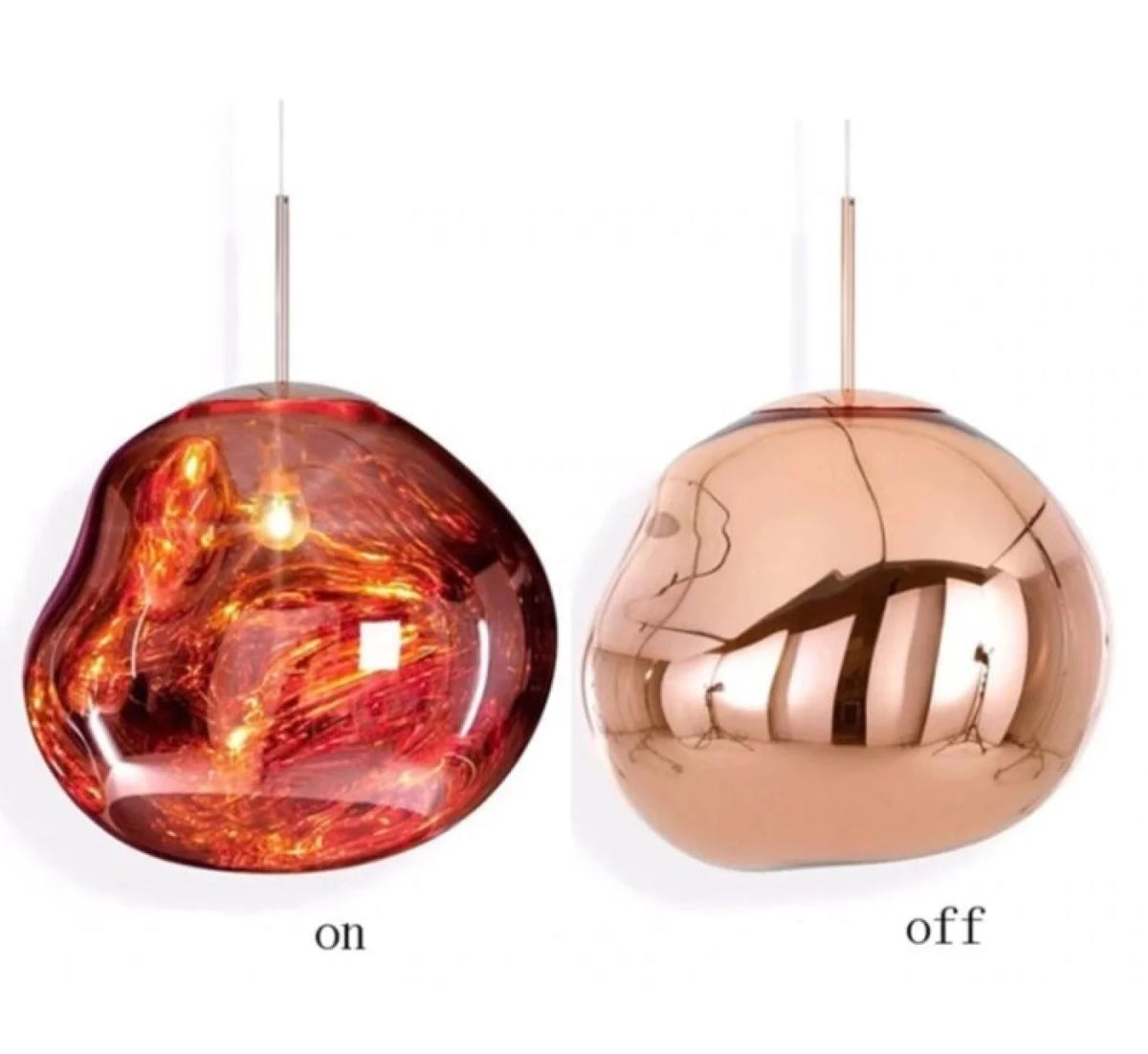 Suspension MELT Rose Gold
