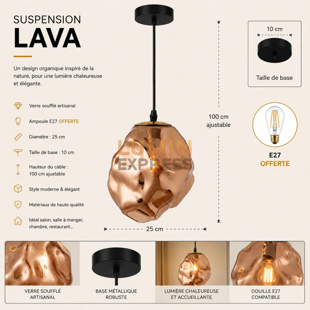 Suspension LAVA