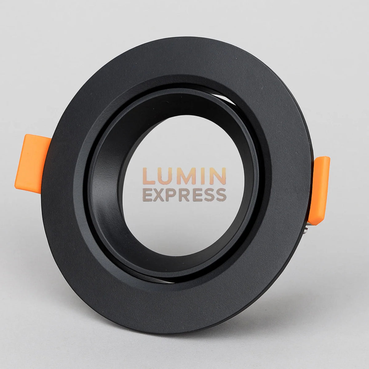 Spot Rond Noir K8+ Ampoule offerte