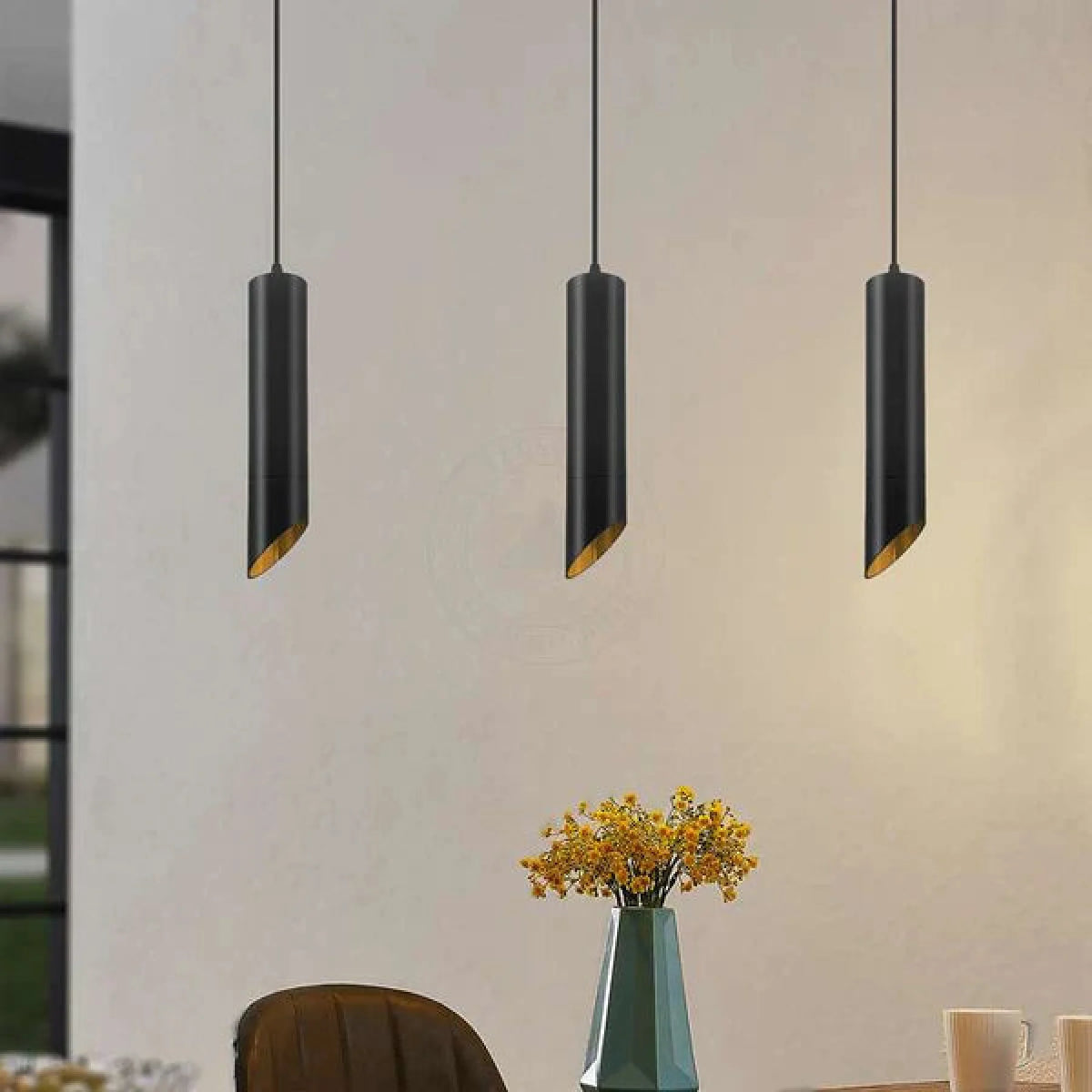 Suspension LOTUS Black 35 cm