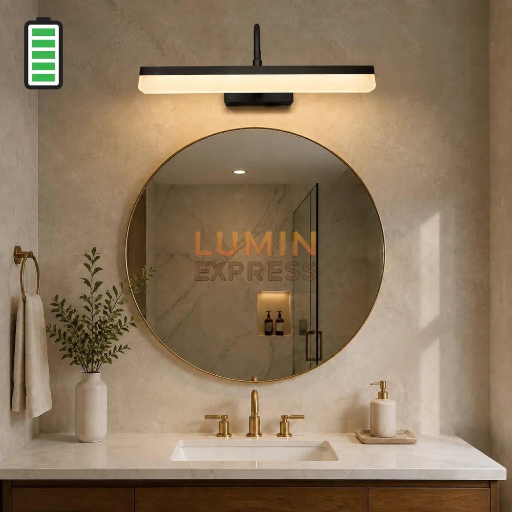 Applique murale rechargeable Black pour tableau et miroir